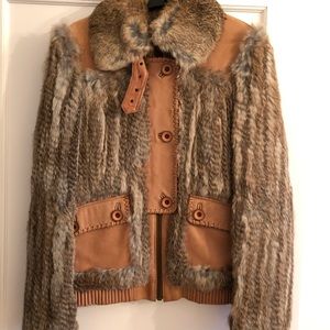 Mackage Rabbit Fur & Leather jacket